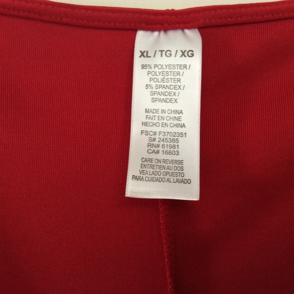 Avon Red  Dress - Picture 4 of 6